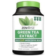 Zenwise Health Caffeine-Free Green Tea Extract with EGCG + Vitamin C - B00RH5I8U0