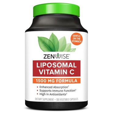 Zenwise Health Liposomal Vitamin C with Quali-C - B074QSFM44