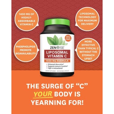 Zenwise Health Liposomal Vitamin C with Quali-C - B074QSFM44