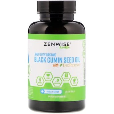 Zenwise Health Organic Black Cumin Seed Oil with BioPerine - B073V4S9ZD