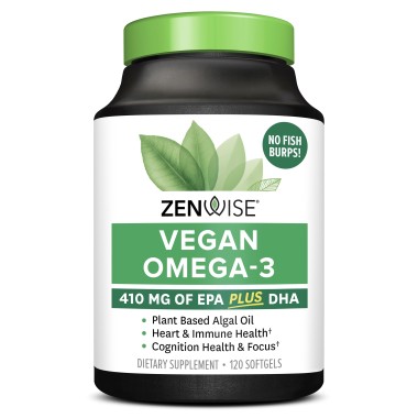 Zenwise Health Vegan Omega-3 with Life's Omega - B074N5JZK8