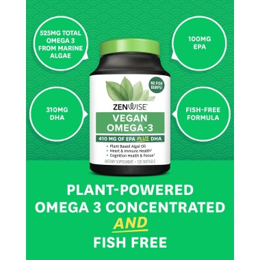 Zenwise Health Vegan Omega-3 with Life's Omega - B074N5JZK8