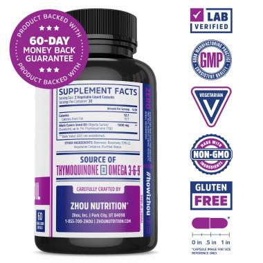 Zhou Nutrition Black Seed Oil - B0779JC57M