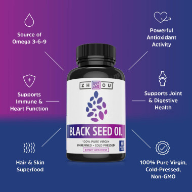 Zhou Nutrition Black Seed Oil - B0779JC57M
