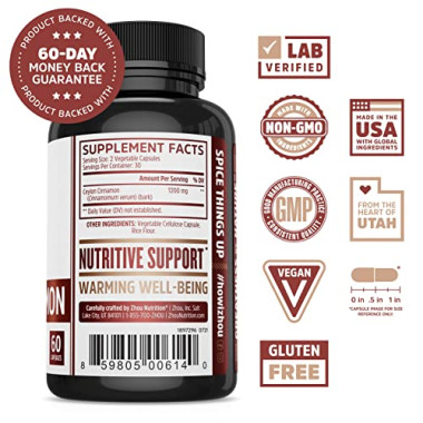 Zhou Nutrition Ceylon Cinnamon - B00WTLTST2