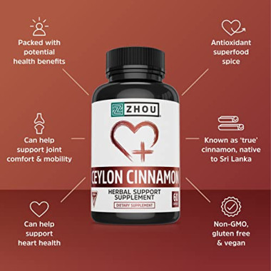 Zhou Nutrition Ceylon Cinnamon - B00WTLTST2
