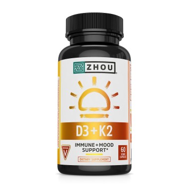 Zhou Nutrition K2 + D3 - B01GGFDVUI