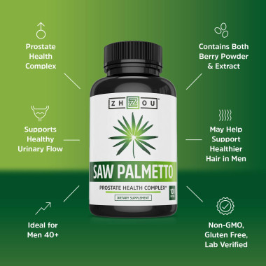 Zhou Nutrition Saw Palmetto - B00XUZCSPC