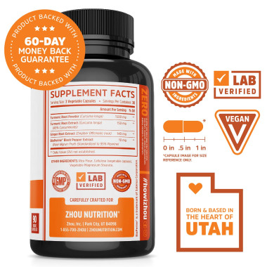 Zhou Nutrition Turmeric - B01MG2AB40